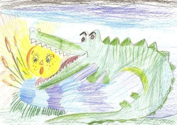 Рисунок к сказке краденое солнце