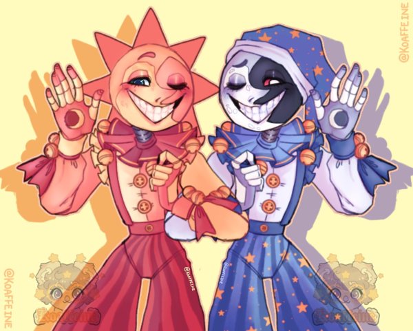 Солнце и Луна АНИМАТРОНИКИ арт