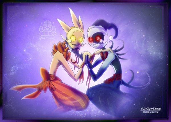 Сандроп и мундроп арты ФНАФ 9