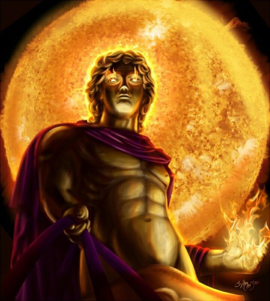 Греческие боги карандашом