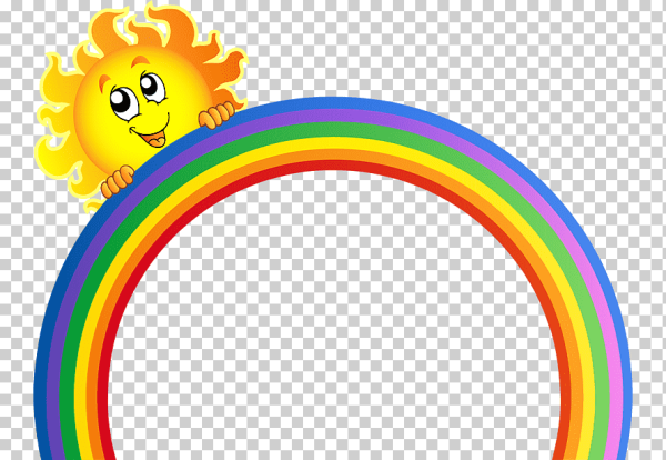 Радуга и солнце