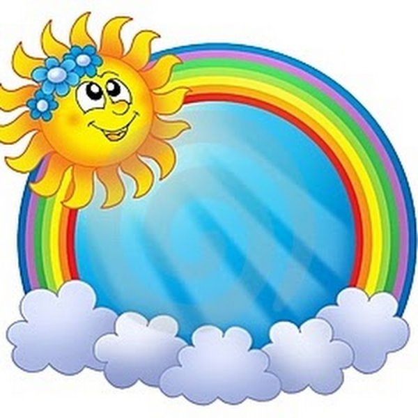Солнышко с радугой