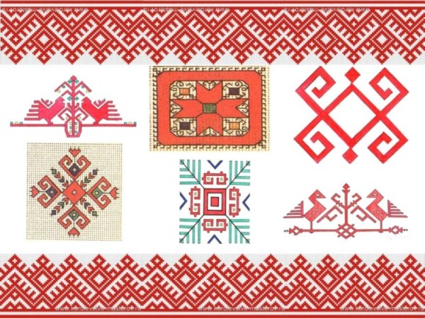 Марийская вышивка орнамент