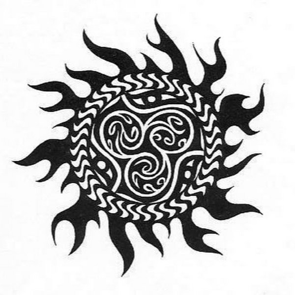 Славянское солнце эскиз