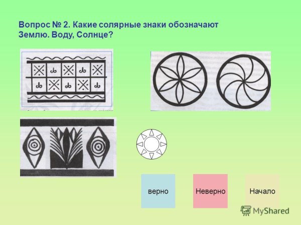 Древние образы в народном искусстве солярные знаки