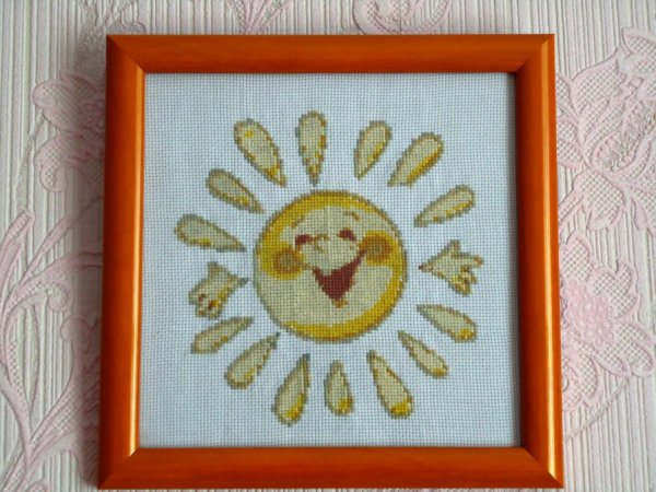 Вышивка солнышко