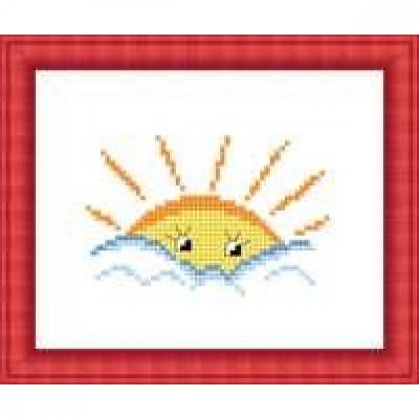 Вышивка солнце