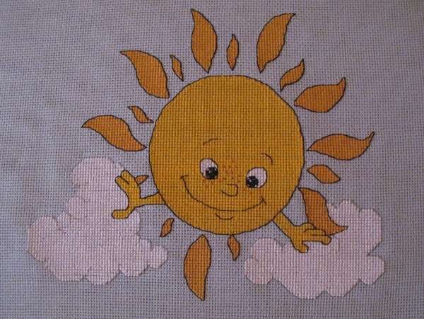 Солнце крестиком