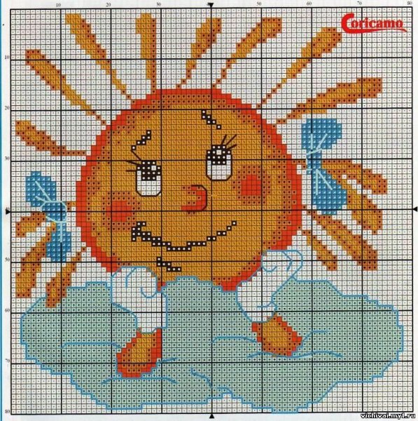 Солнце крестиком