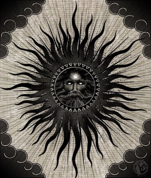 Чёрное солнце оккультный символ