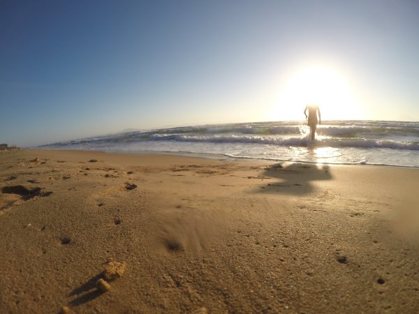 Песчаный пляж