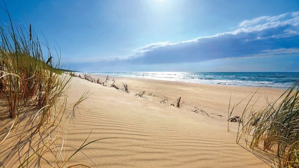 Рассвет на берегу моря