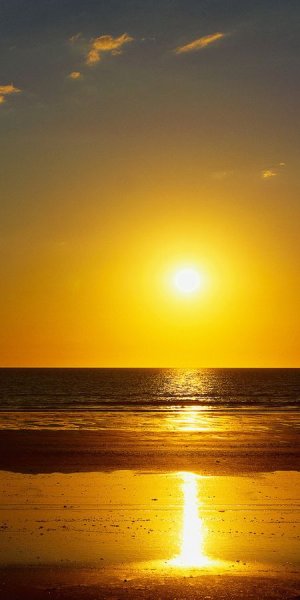 Солнце на горизонте