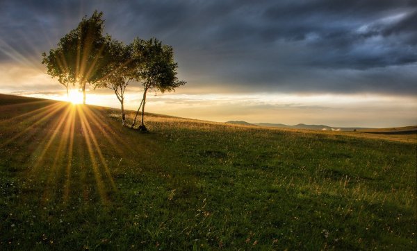 Полуденное солнце