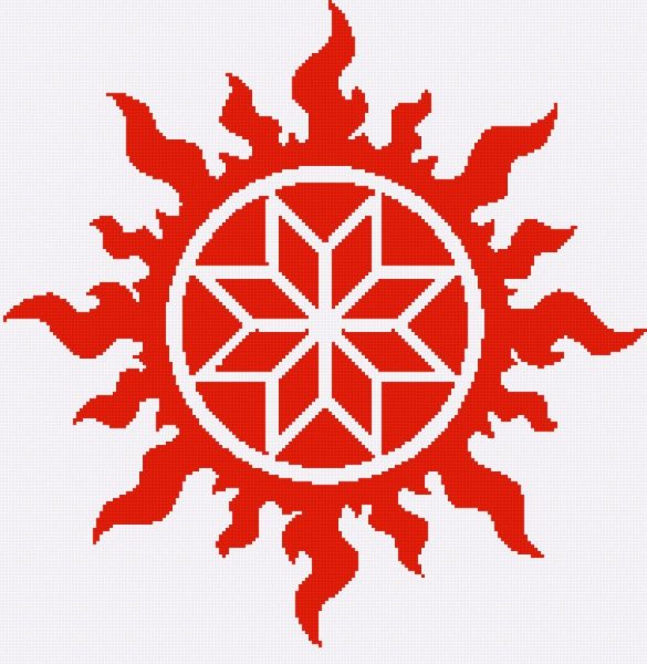 Крест Сварога Алатырь