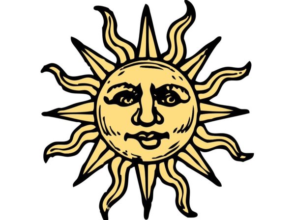 Солнце рисунок