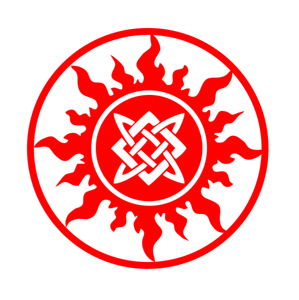 Звезда Сварога в солнце