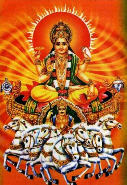 Сурья индийский Бог