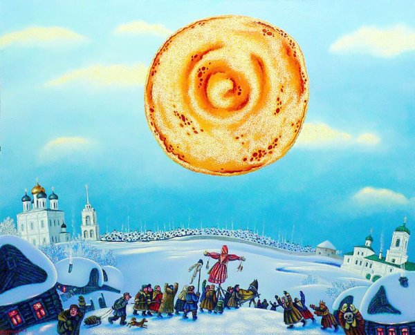 Солнце на Масленицу