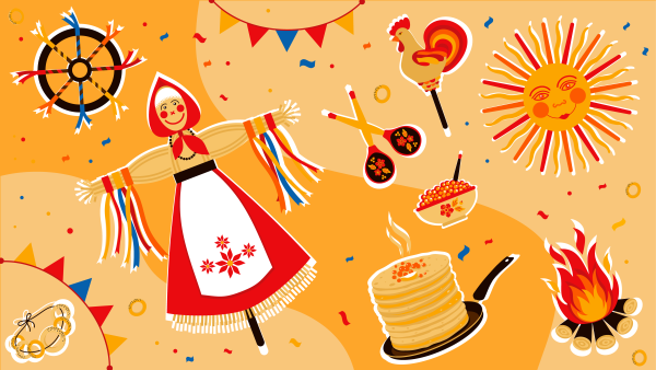 Блин в виде солнца