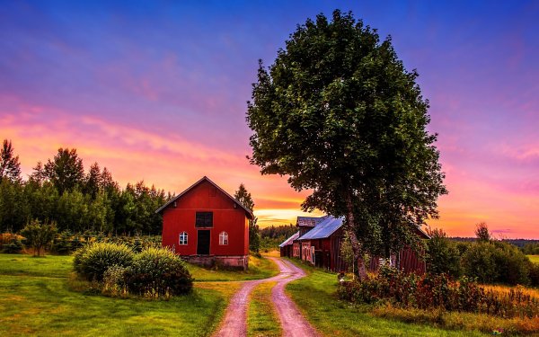 Пейзаж с домом