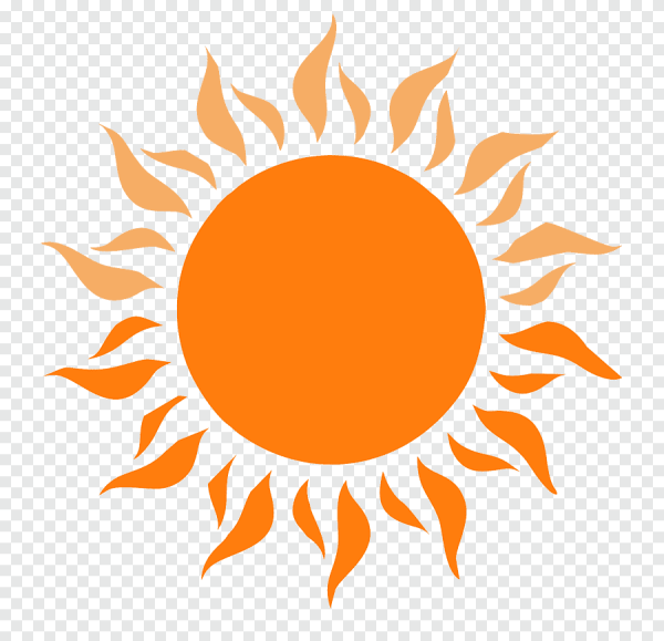 Солнце векторное изображение