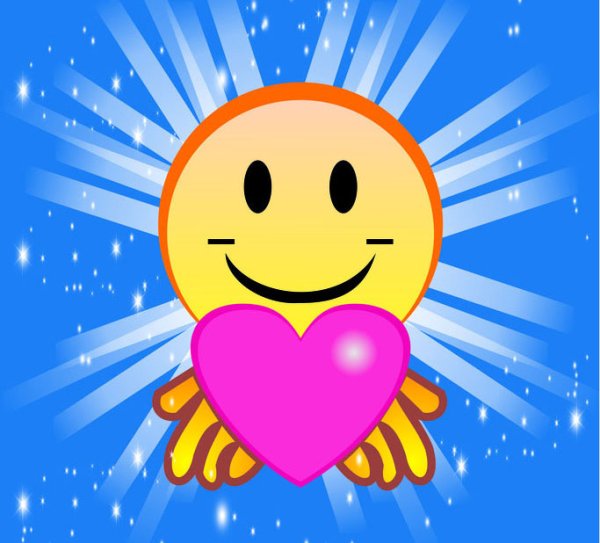 Открытка солнышко