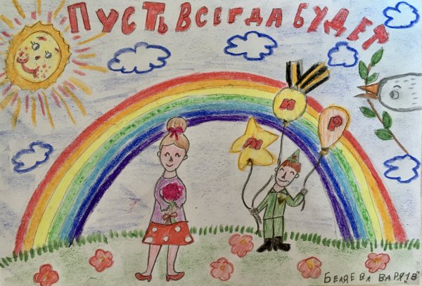 Пусть всегда будет солнце рисунок