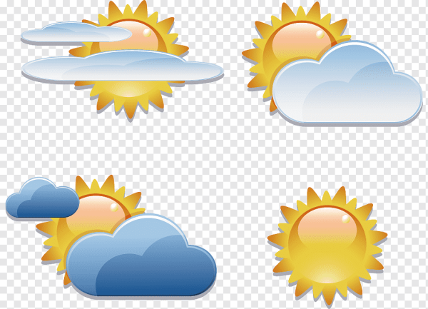 Значки прогноза погоды