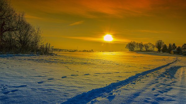 Рассвет зимой