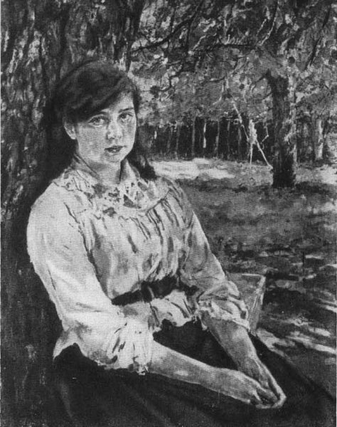 Валентин Серов девушка освещенная солнцем 1888 г