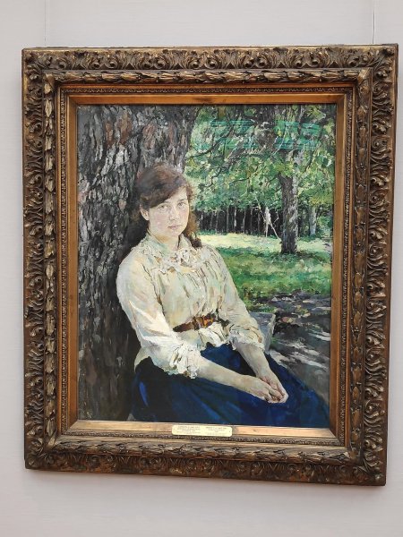 Серов Валентин Александрович «девушка, освещенная солнцем» (1888)