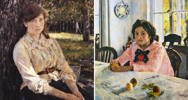 Портрет Маши Симонович Серова