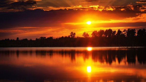 Природа закат