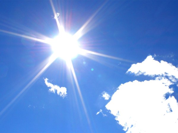 Лучи солнца