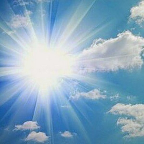 Яркое солнце весной