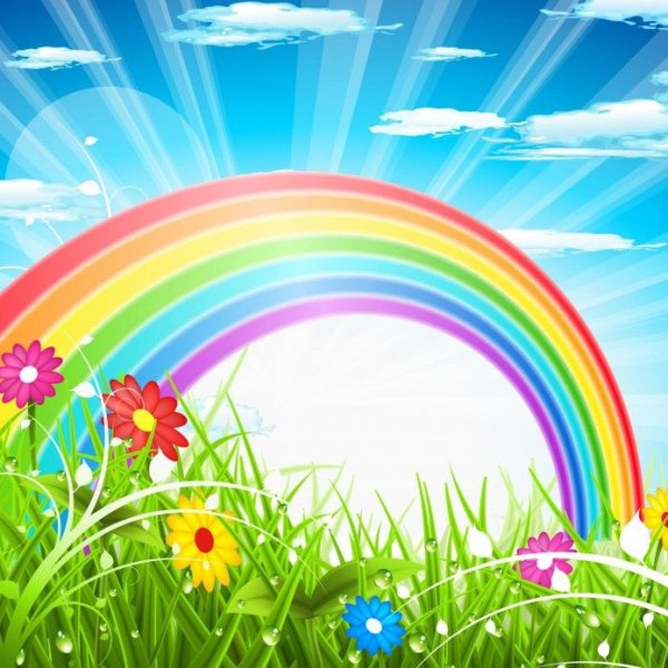 Радуга из бабочек