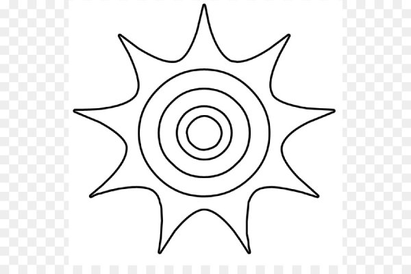 Солнце рисунок маленький