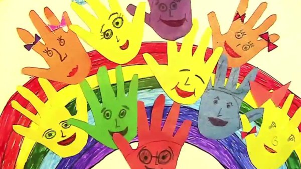 Веселые ладошки рисование