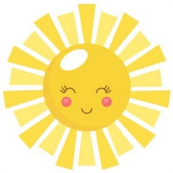 Солнце мультяшное рассвет