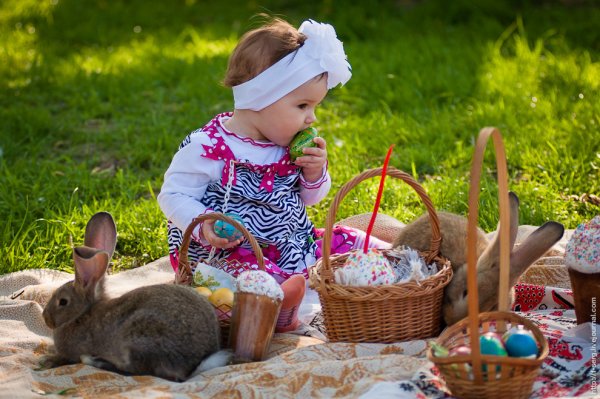 Пасхальная фотосессия на природе