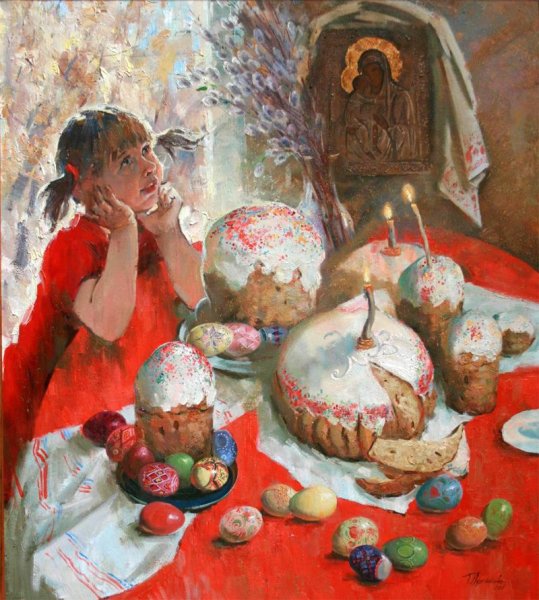 Рисунок на Пасху