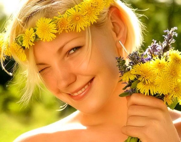 Женщина лето