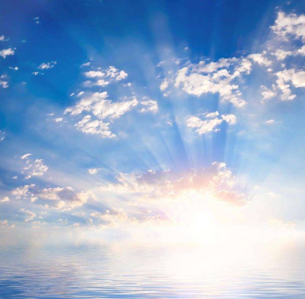 Солнце в облаках