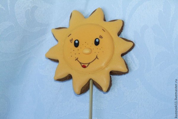 "Солнышко", пряник имбирный