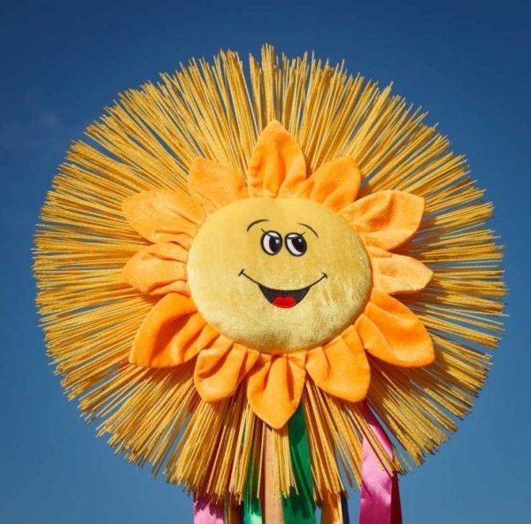 Солнышко из бумаги