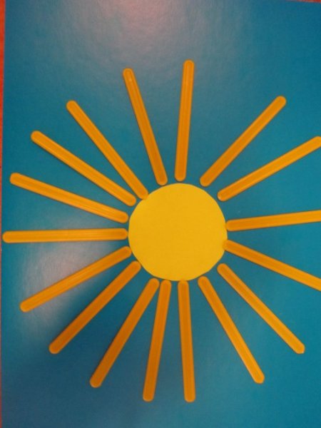 Солнце из бумаги