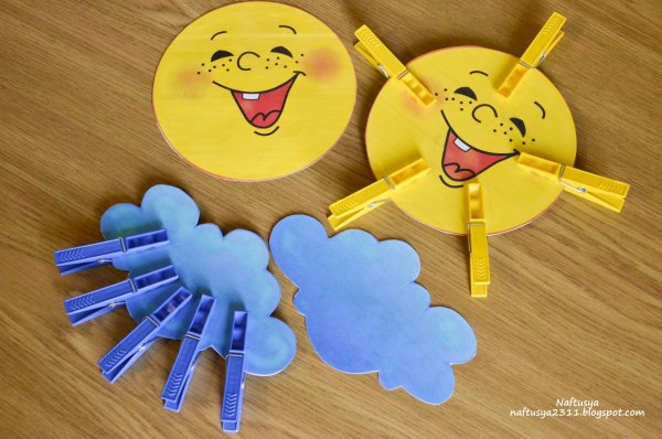 Поделки из цветной бумаги солнышко