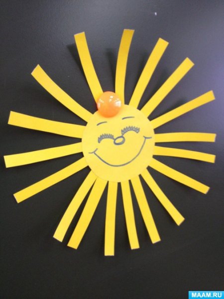 Поделка солнышко