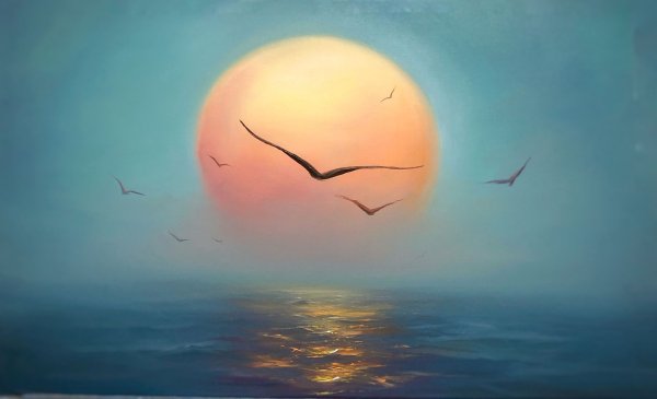 Птица летит